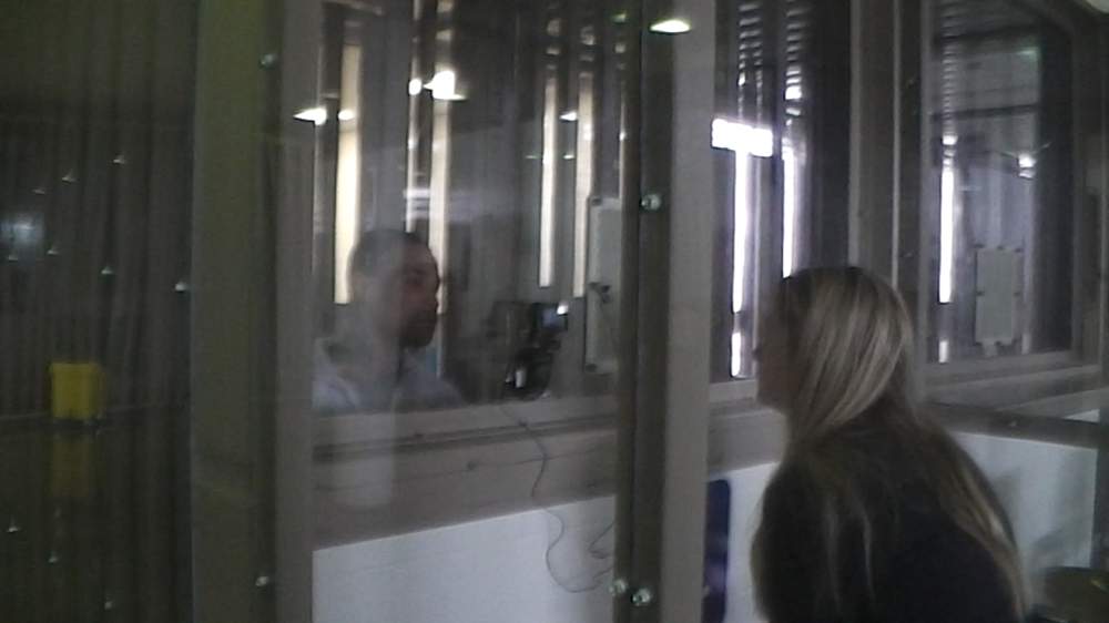 Cino meets with Devonia Inman inside Georgia State Prison.  Cino meets with Devonia Inman inside Georgia State Prison. 